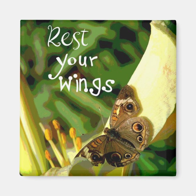 Imán Rest Your Wings (Frente)