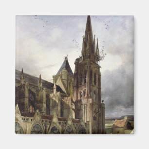 Imán Restauración de la iglesia abadía de San Denis en 