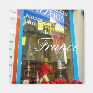 Imán Restaurante de arquitectura francesa Cityscape Str