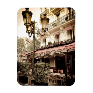 Imán Restaurante en la calle, París, Francia