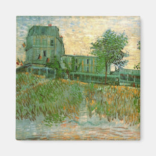 Imán Restaurante Sirene, Asnières por Vincent van Gogh