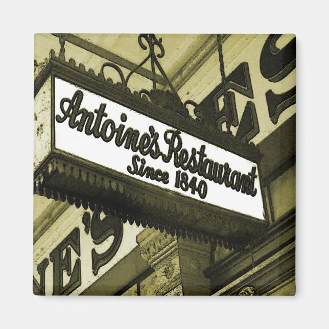 Imán Restaurantes de Nueva Orleans (Frente)