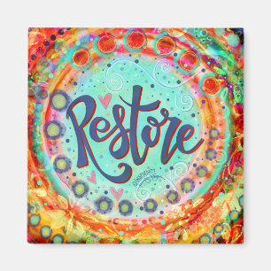 Imán "Restaurar'' UNO WORD Inespirivity Magnet