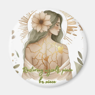 Imán Restoring Myself with Love – Kintsugi Art