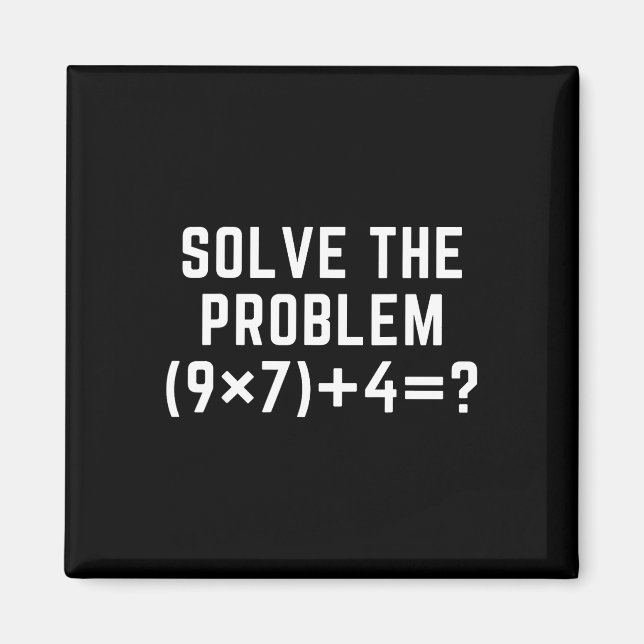 Imán Resuelve El Problema 67 Meme Seis Siete Profesor D (Frente)