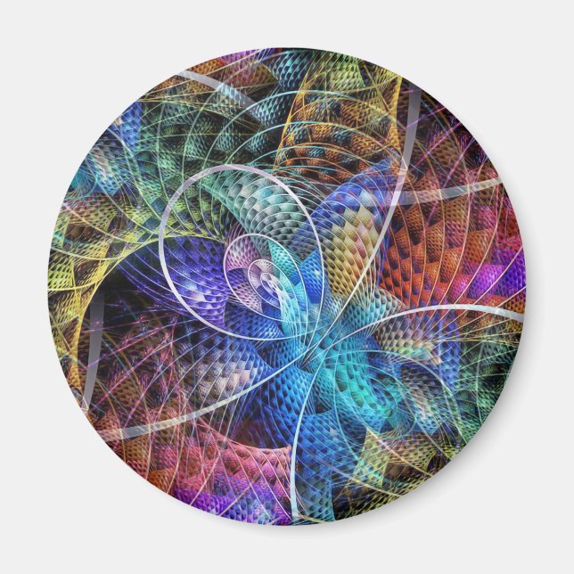 Imán Resumen Apofisis Fractal X (Frente)