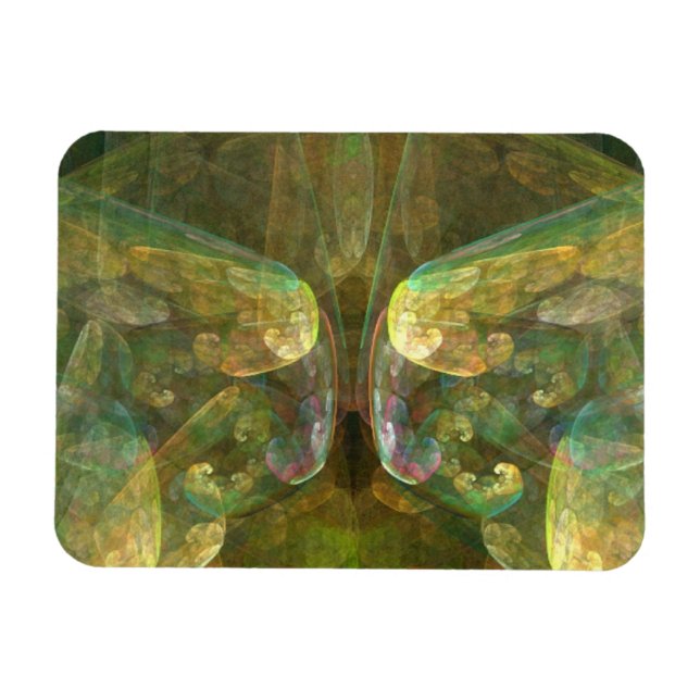 Imán Resumen colorido de la materia cerebral (Horizontal)