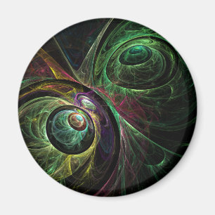 Imán Resumen de arte de Ojo a Ojo Magnet