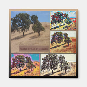 Imán Resumen de California Hillside Collage de fotos 99