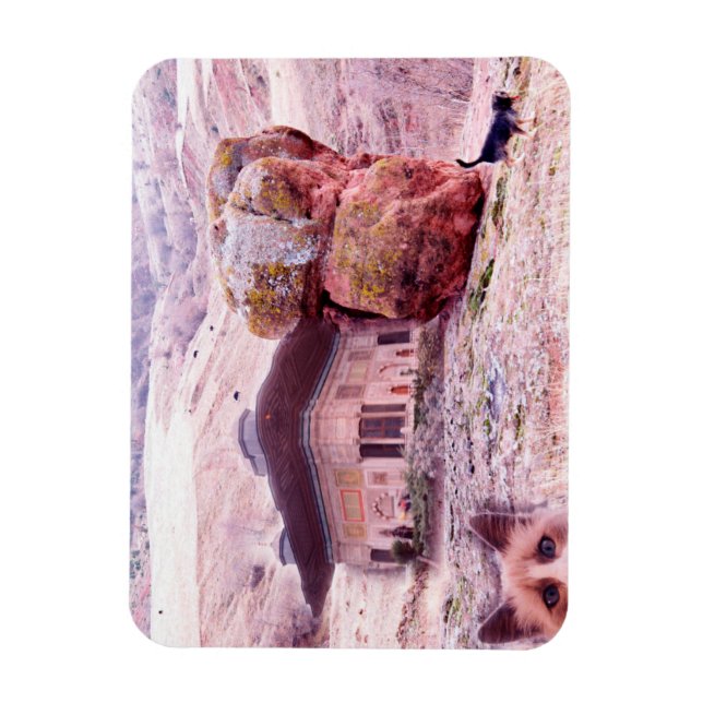 Imán Resumen de divertida colección de imágenes 3"x4" (Vertical)