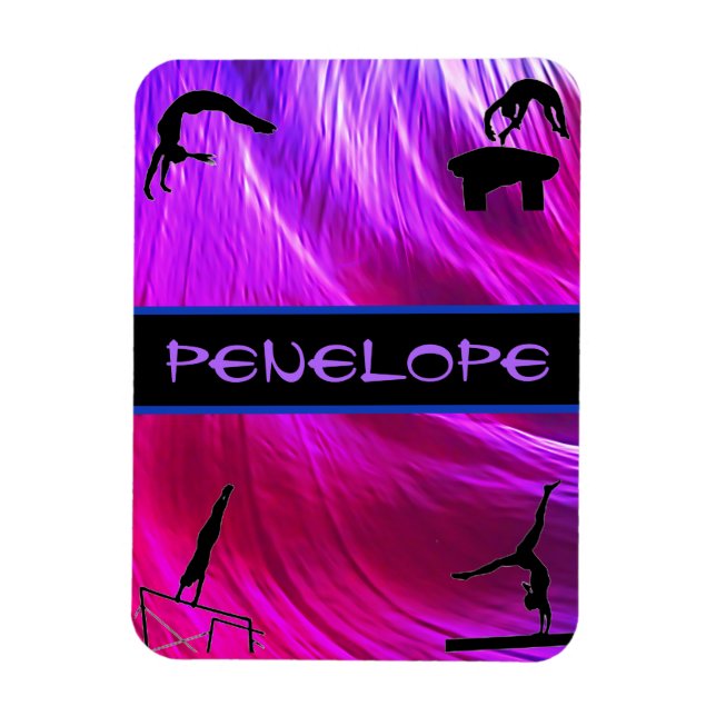 Imán Resumen de eventos de gimnasia de chicas (Vertical)