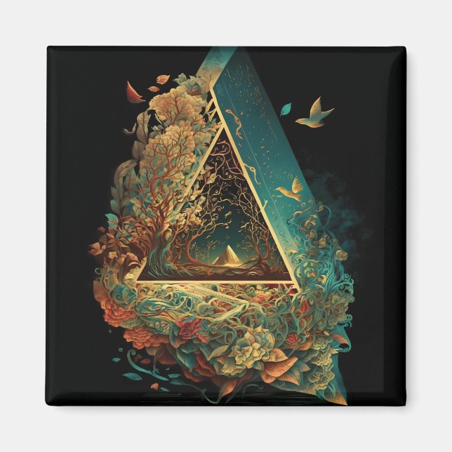 Imán Resumen de fantasías mundo de objetos imposibles (Frente)