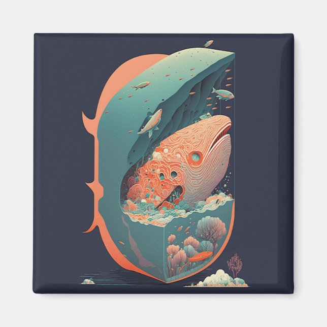 Imán Resumen de fantasías mundo de objetos imposibles (Frente)