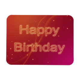 Imán Resumen de Feliz Cumpleaños Feliz y Flexible