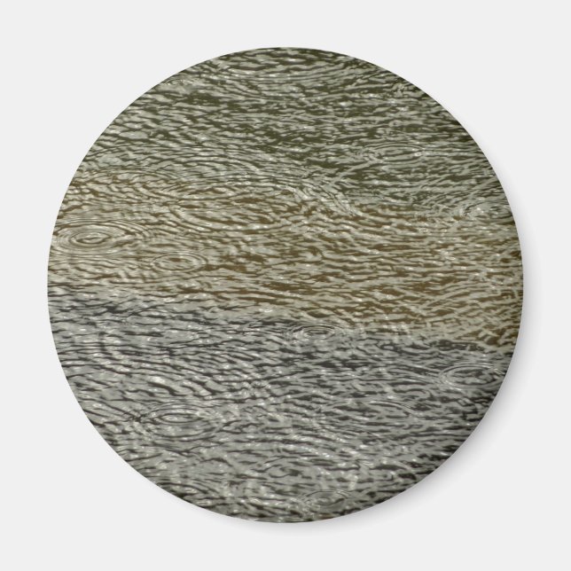 Imán Resumen de fotografía de la naturaleza de Raindrop (Frente)