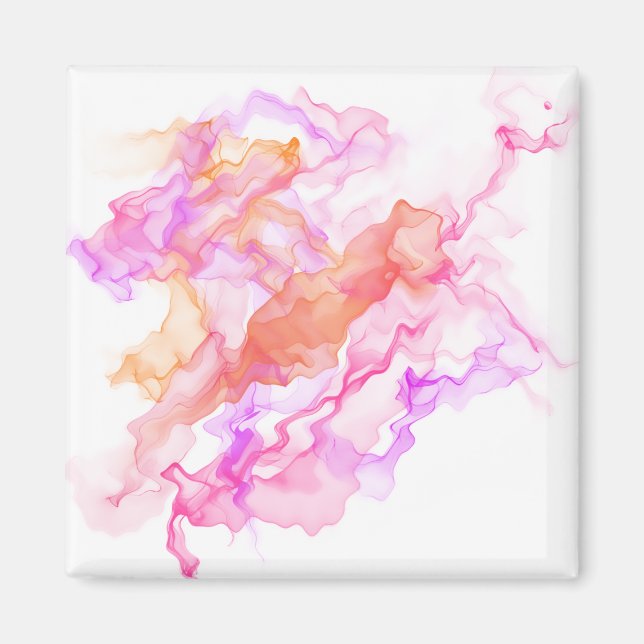 Imán Resumen de humo fractal (Frente)