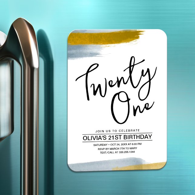 Imán Resumen de la invitación a los 21 años de oro mode (Subido por el creador)