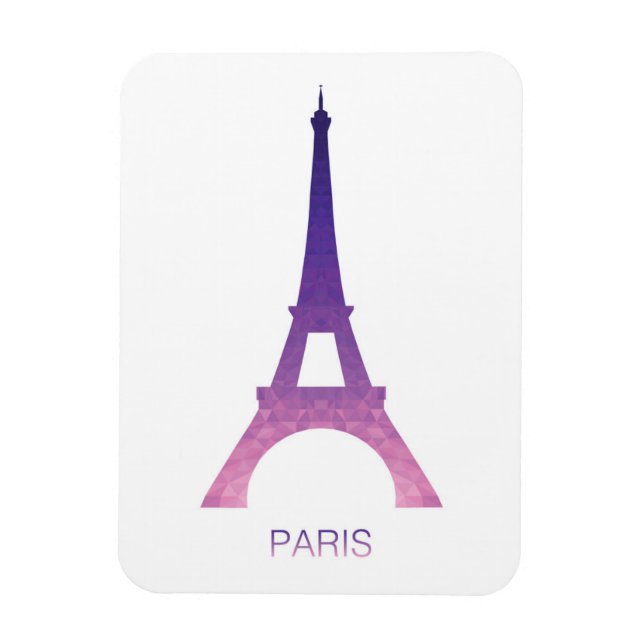 Imán Resumen de la Torre Eiffel (Vertical)