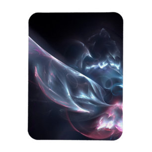 Imán Resumen de nebulosa azul y púrpura