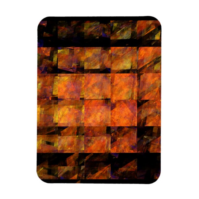 Imán Resumen de pared Magnet Art Premium (Vertical)