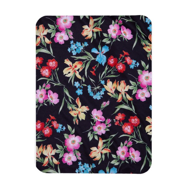 Imán Resumen de patrón floral (Vertical)