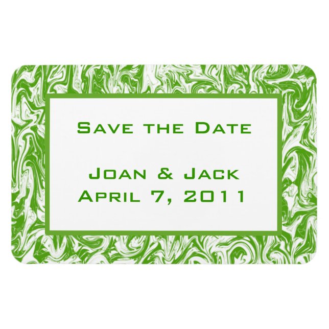 Imán Resumen de Swirl (Horizontal)