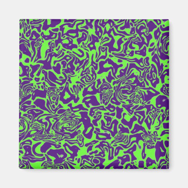 Imán Resumen de Swirl (Frente)