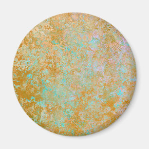 Imán Resumen de tinta para alcohol de la patina azul do