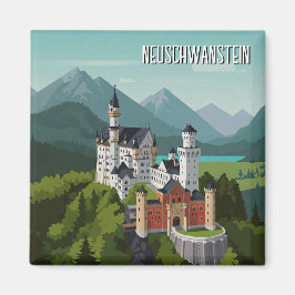 Imán Resumen de viajes del Castillo de Neuschwanstein A