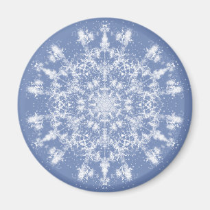 Imán Resumen del pastel de nieve fractal de Lacy sobre