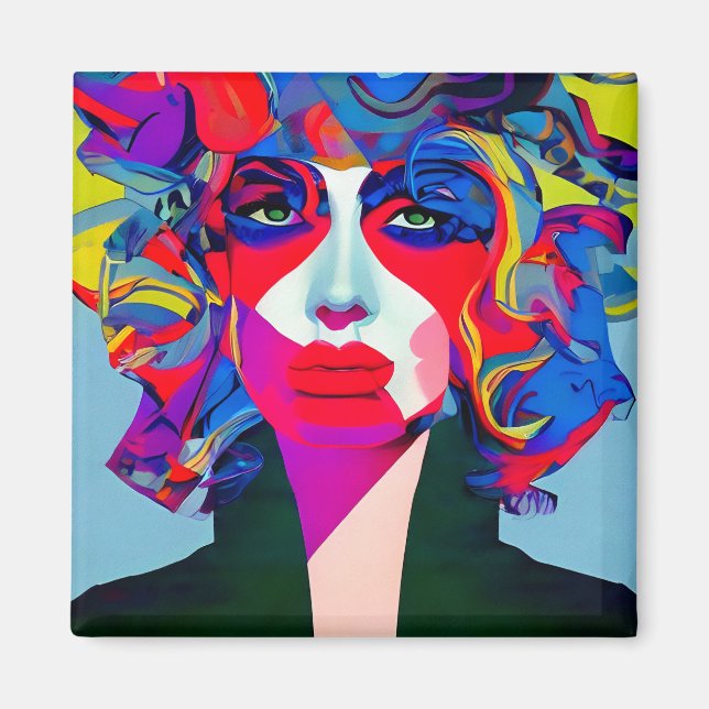 Imán Resumen Femenino (Frente)