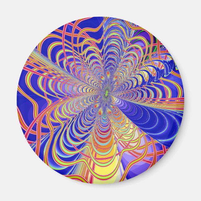 Imán Resumen fractal 061012a (Frente)