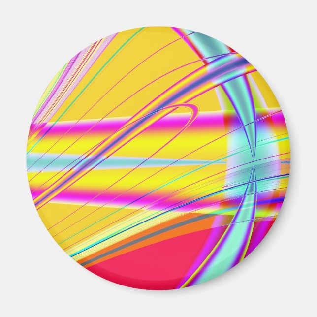 Imán Resumen fractal 061012e (Frente)