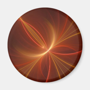 Imán Resumen místico Arte fractal Colores cálidos moder