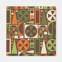 Resumen moderno de medio siglo del retro geométric