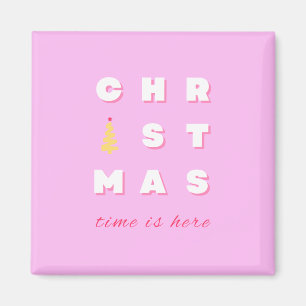 Imán Resumen Navidades retro adormidera de decoración d