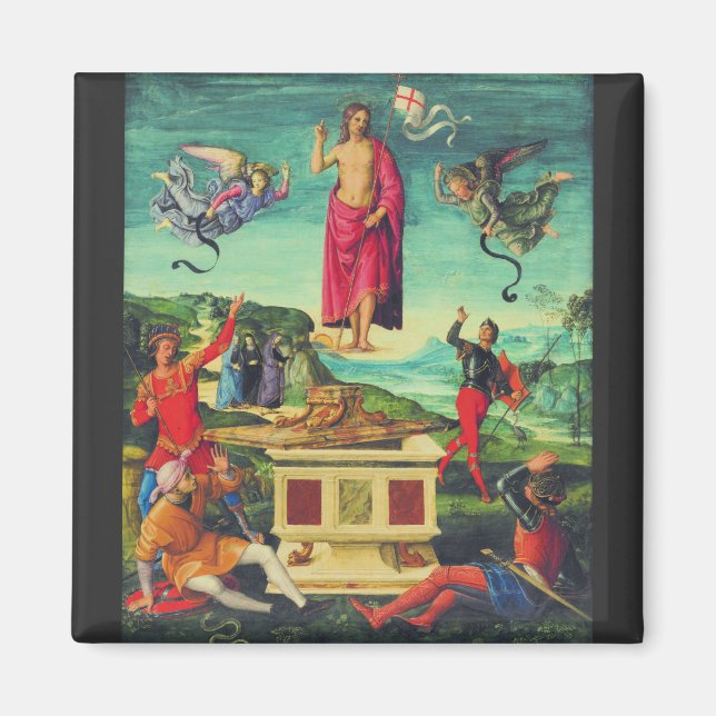 Imán Resurrección de Jesucristo por Rafael (Frente)