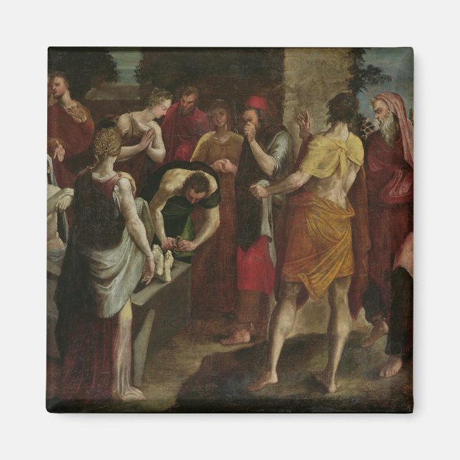 Imán Resurrección de Lázaro 2 (Frente)