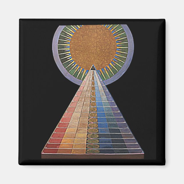 Imán Retablo de Hilma af Klint, Arte Fino (Frente)