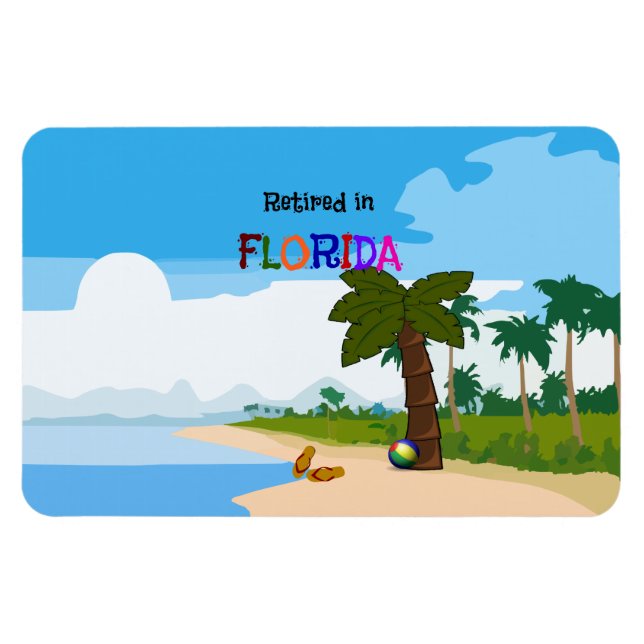 Imán Retirado en Florida (Horizontal)