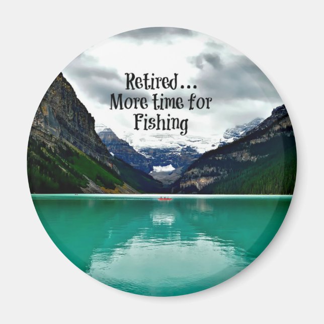 Imán Retirado... Más tiempo para pescar (Frente)