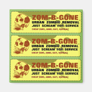 Imán Retiro urbano Zom-B-Ido del zombi