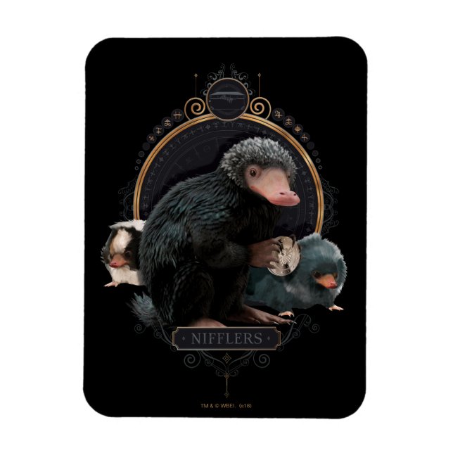 Imán Retrato Art Nouveau de NIFFLER™s (Vertical)