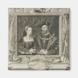 Imán Retrato de 1496-1533) reinas de Maria (de Francia,