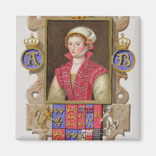 Imán Retrato de 1507-36) 2das reinas de Ana Bolena (de