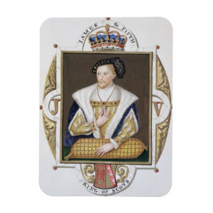 Imán Retrato de 1512-42) reyes de James V (de Escocia