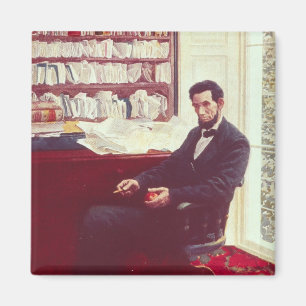Imán Retrato de Abraham Lincoln