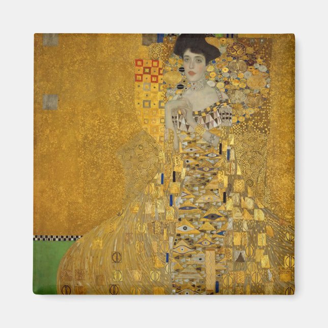 Imán Retrato de Adele Bloch-Bauer I por Gustav Klimt (Frente)