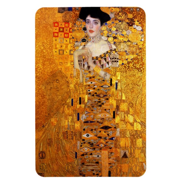 Imán Retrato de Adele Bloch-Bauer por Gustav Klimt (Vertical)