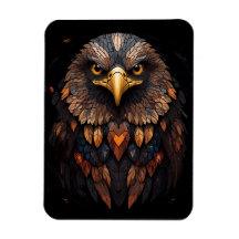 Retrato de águila mosaica